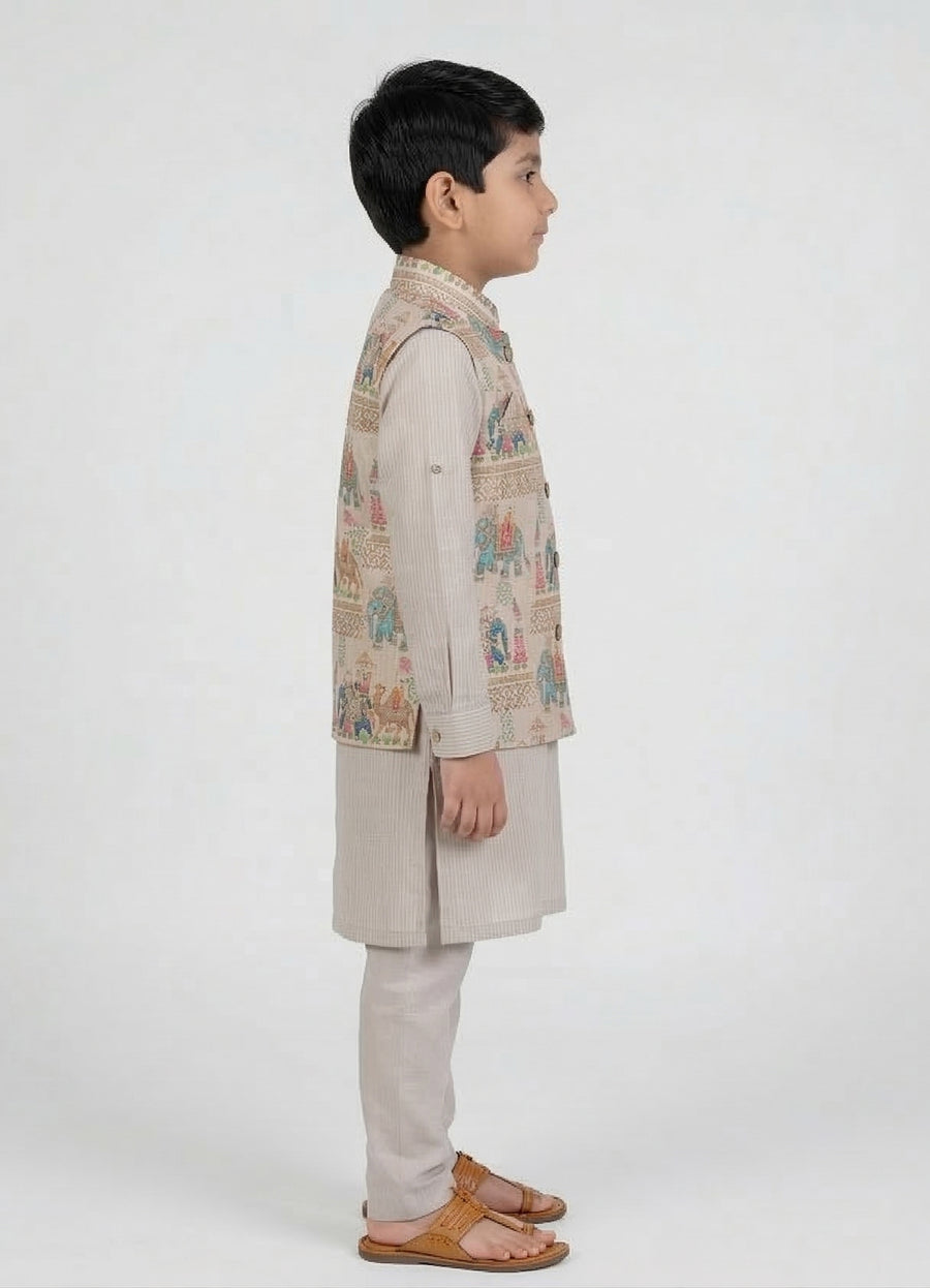 MLS KIDS KURTA JAWAHAR SET
