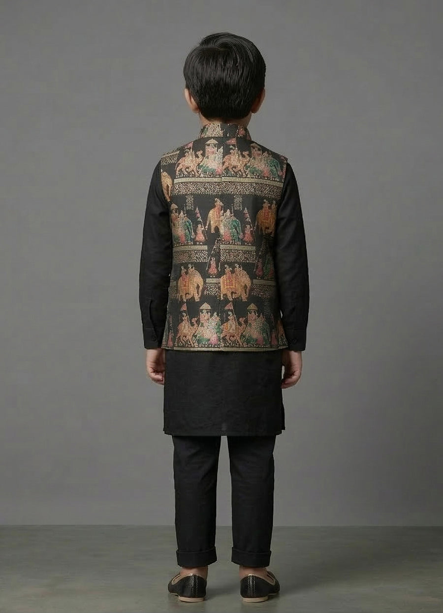 MLS KIDS KURTA JAWAHAR SET