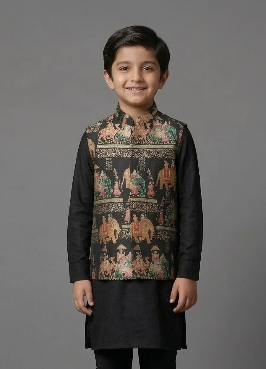 MLS KIDS KURTA JAWAHAR SET
