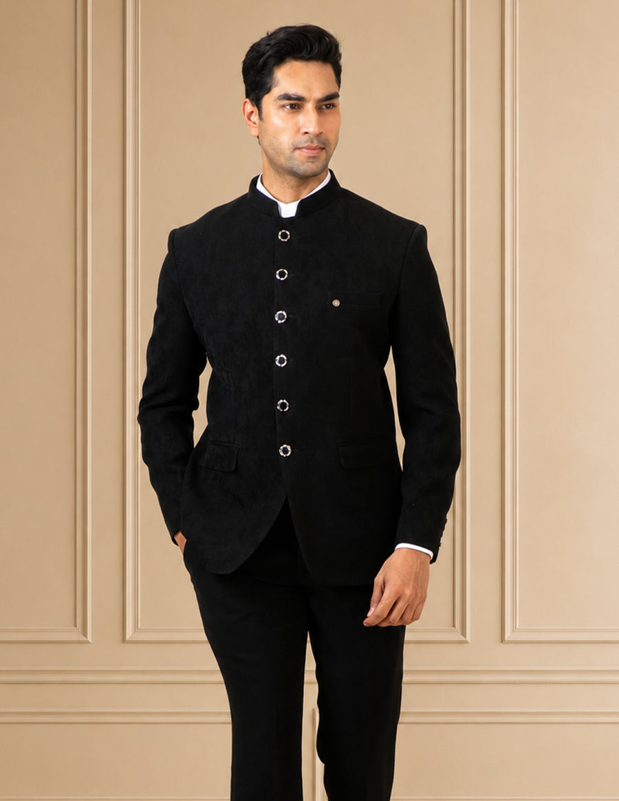 MLS PRINTED JODHPURI SUIT 2PCS
