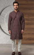 MLS PRINTED KURTA PAJAMA