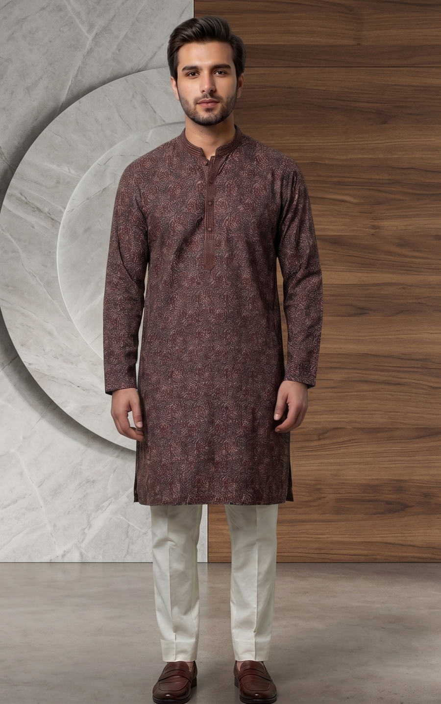 MLS PRINTED KURTA PAJAMA