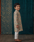 MLS PRINTED KIDS KURTA PAJAMA