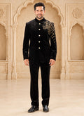 MLS EMBROIDERED JODHPURI SUIT 2PCS