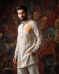MLS EMBROIDERED KURTA PAJAMA 2PCS