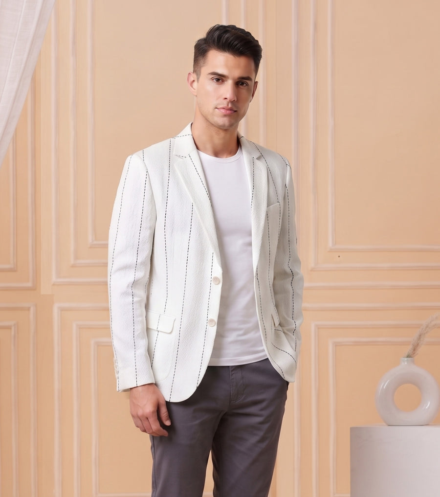 MLS LINEN COAT 1PC