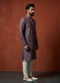 MLS SILK KURTA PAJAMA 2PCS