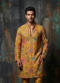 EMBROIDERED KURTA PAJAMA 2PCS