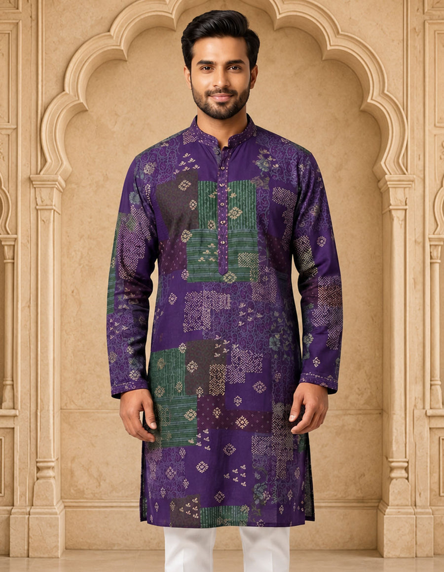 MLS SILK KURTA PAJAMA