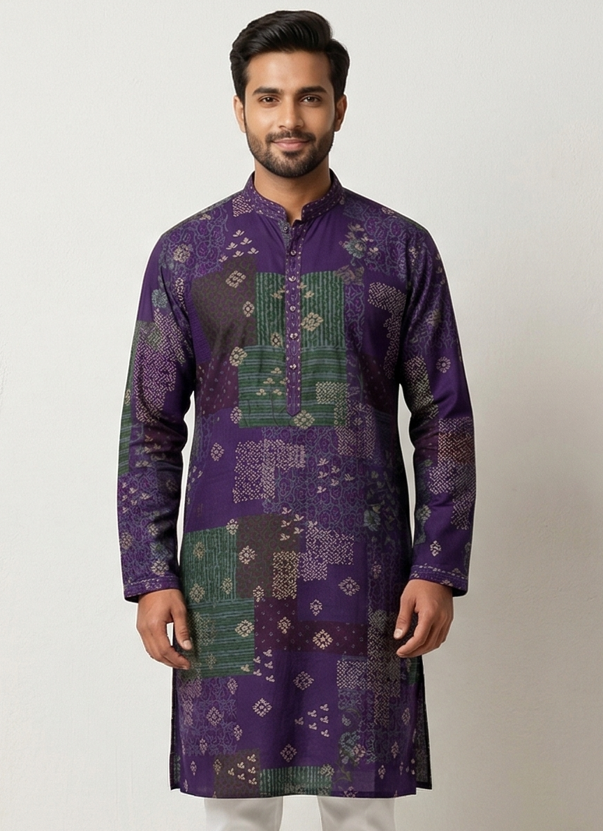 MLS SILK KURTA PAJAMA