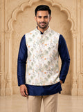 MLS PRINTED JAWAHAR JACKET 1PC