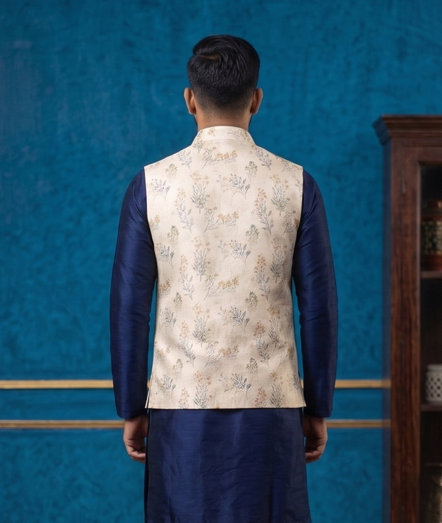 MLS PRINTED JAWAHAR JACKET 1PC