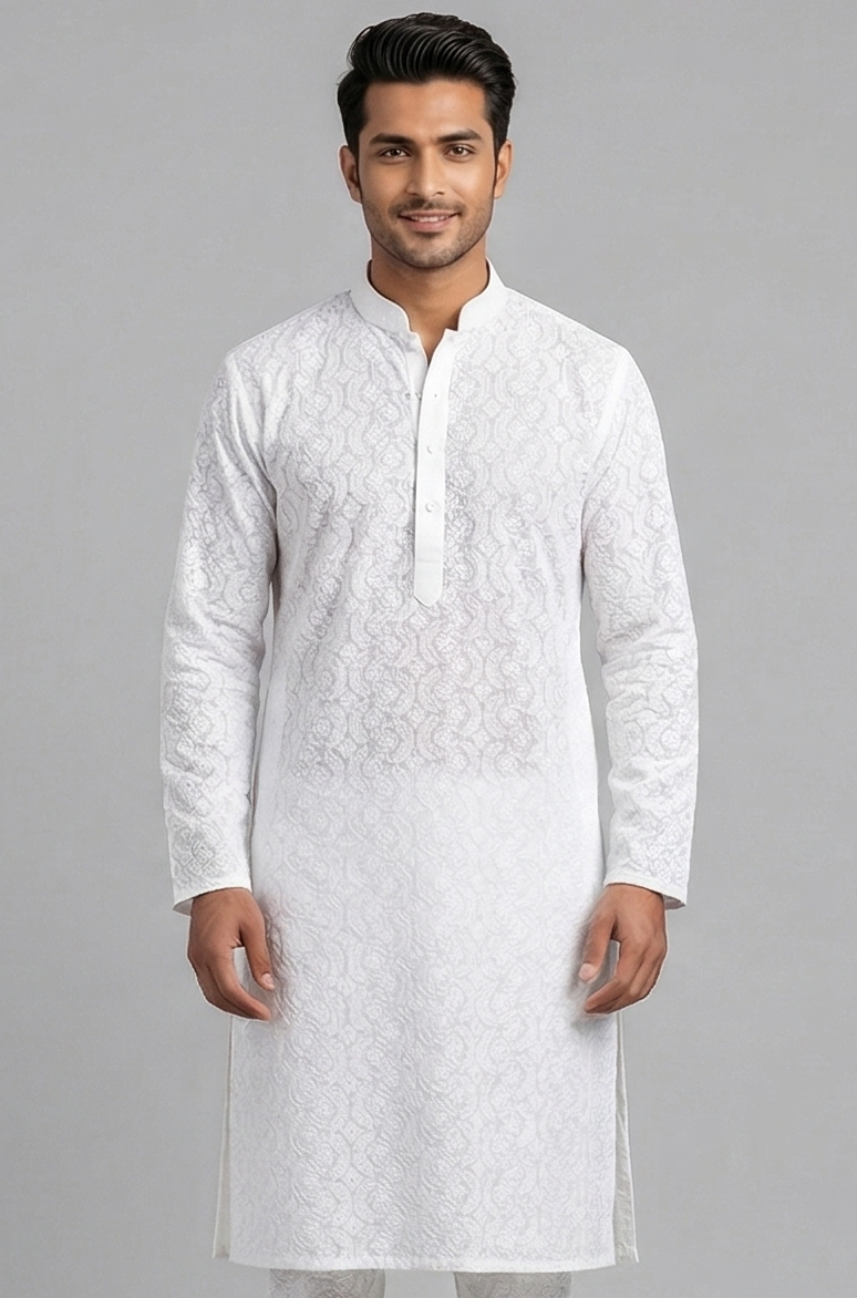 MLS PLAIN KURTA PAJAMA