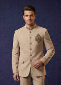 MLS EMBROIDERED JODHPURI SUIT 2PCS