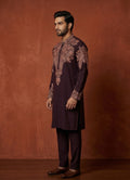 MLS EMBROIDERED KURTA PAJAMA 2PCS