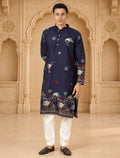 MLS EMBROIDERED KURTA PAJAMA