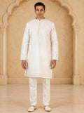MLS EMBROIDERED KURTA PAJAMA