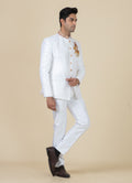 MLS EMBROIDERED JODHPURI SUIT 2PCS