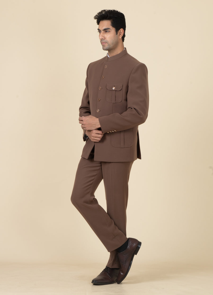 MLS PLAIN JODHPURI SUIT 2PCS