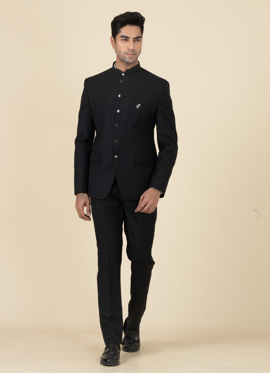 MLS PLAIN JODHPURI SUIT 2PCS