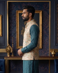 MLS EMBROIDERED JAWAHAR JACKET 1PC