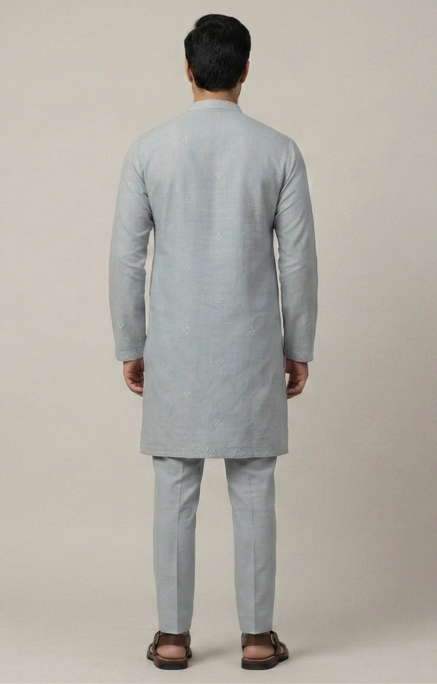 MLS EMBROIDERED KURTA PAJAMA
