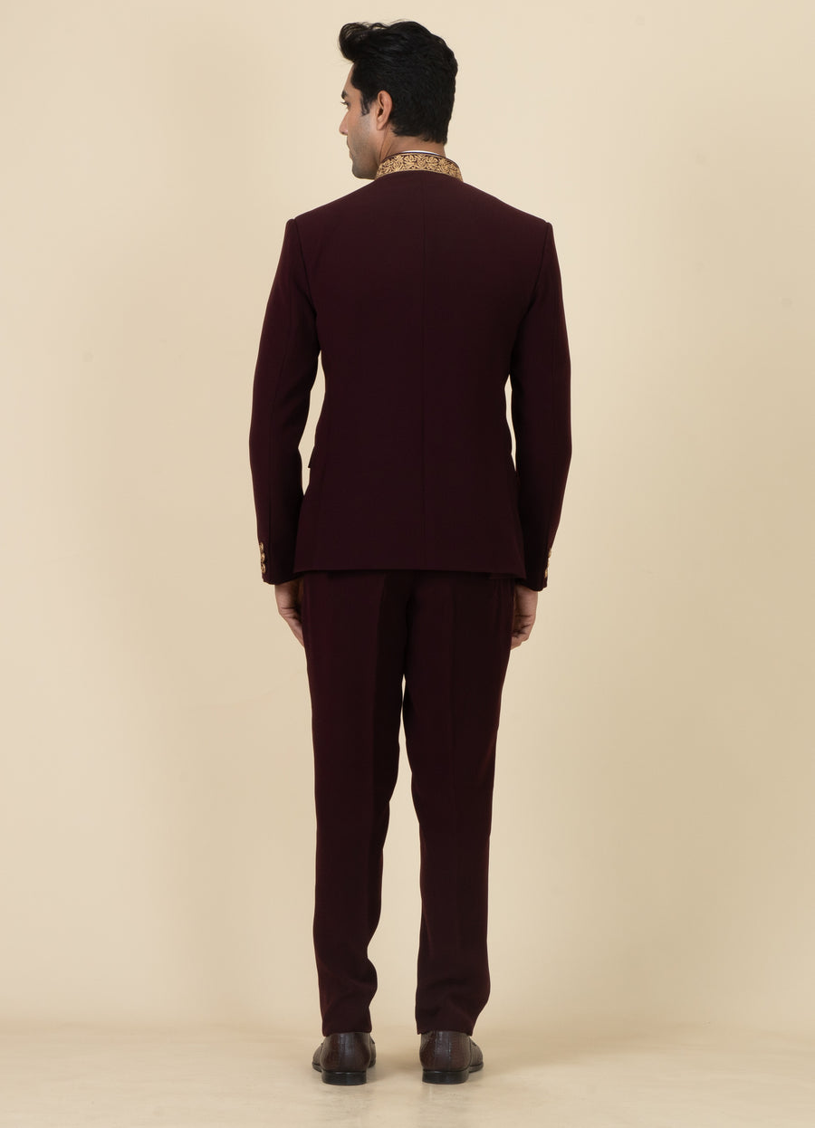 MLS EMBROIDERED JODHPURI SUIT 2PCS