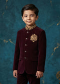 MLS KIDS EMBROIDERED JODHPURI SUIT 2PCS