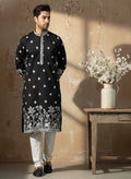 MLS EMBROIDERED KURTA PAJAMA
