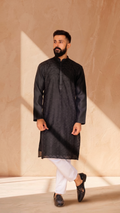 MLS EMBROIDERED KURTA PAJAMA