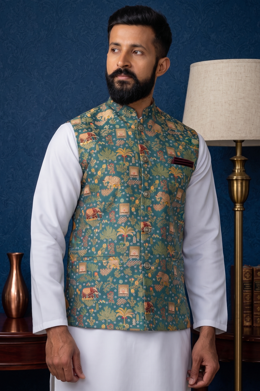 MLS PRINTED JAWAHAR JACKET