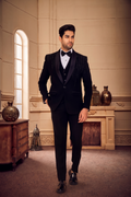 MLS EMBROIDERED TUXEDO SUIT 5 PCS