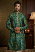 MLS EMBROIDERED KURTA PAJAMA