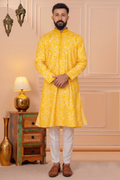 MLS PRINTED KURTA PAJAMA
