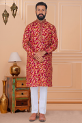 MLS PRINTED KURTA PAJAMA