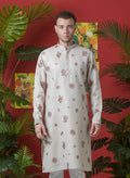 MLS PRINTED KURTA PAJAMA 2PCS