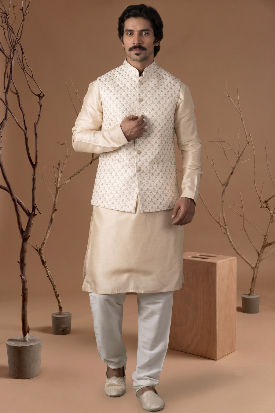 MLS EMBROIDERED JAWAHAR JACKET