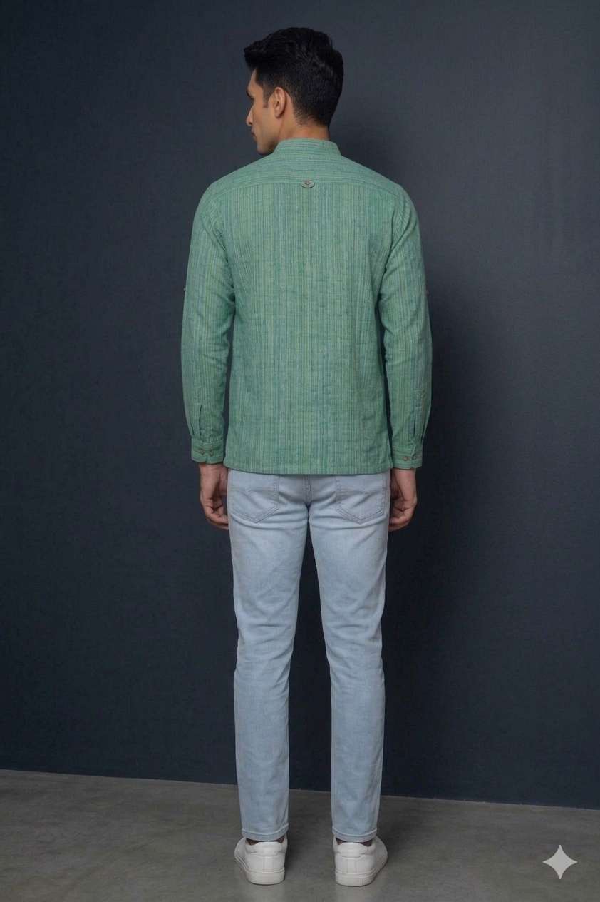 MLS SHORT KURTA FULL SLEEVES