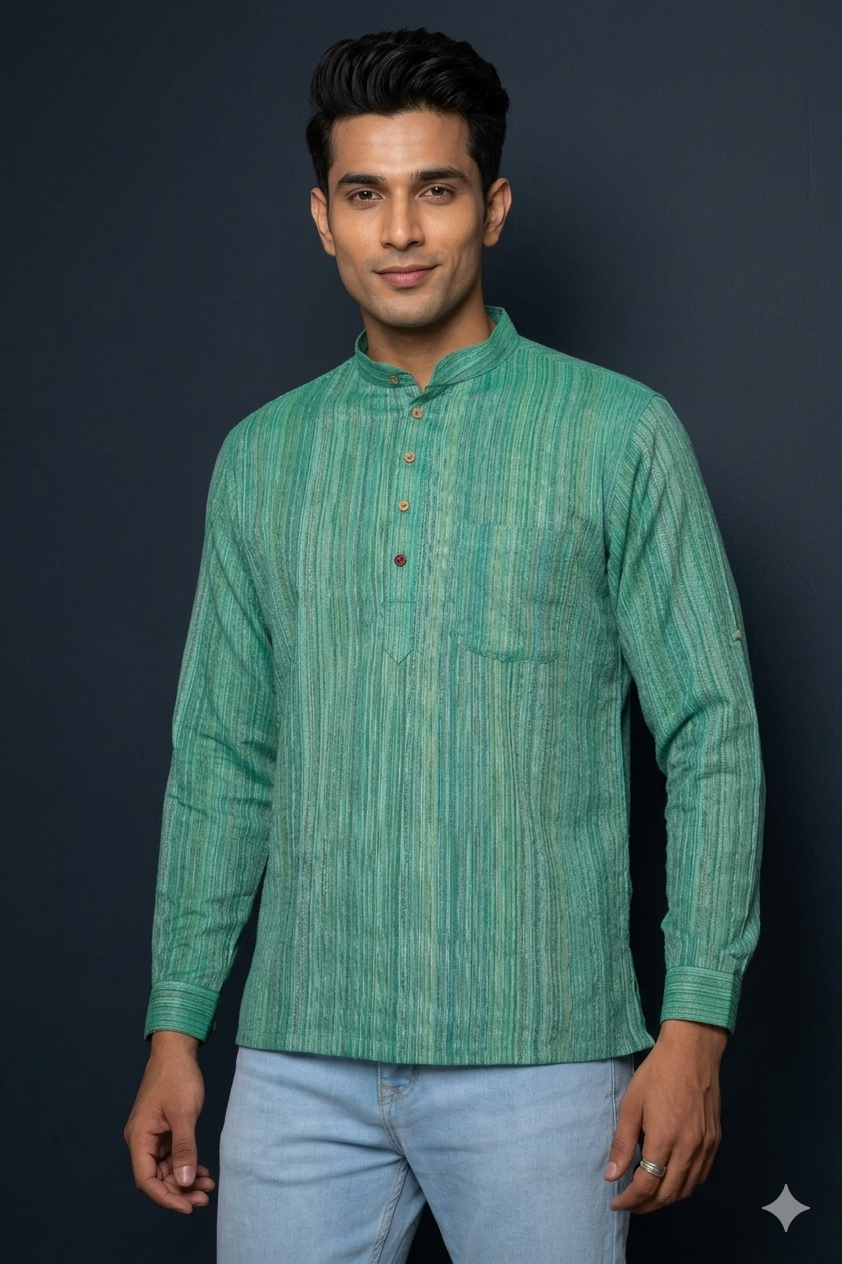 MLS SHORT KURTA FULL SLEEVES