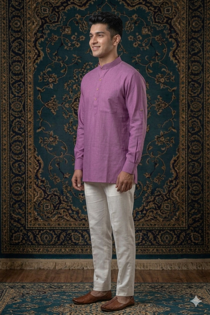 MLS SHORT KURTA FULL SLEEVES