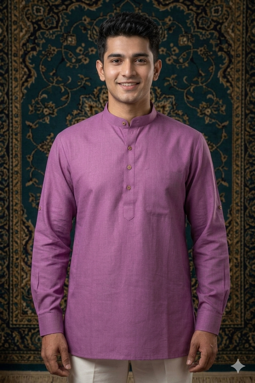 MLS SHORT KURTA FULL SLEEVES
