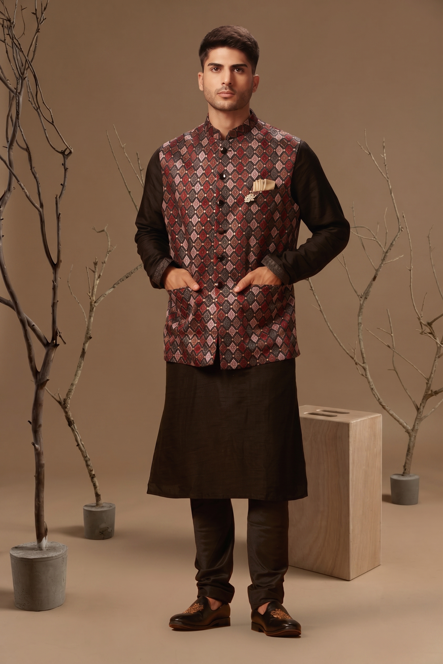 MLS EMBROIDERED JAWAHAR JACKET