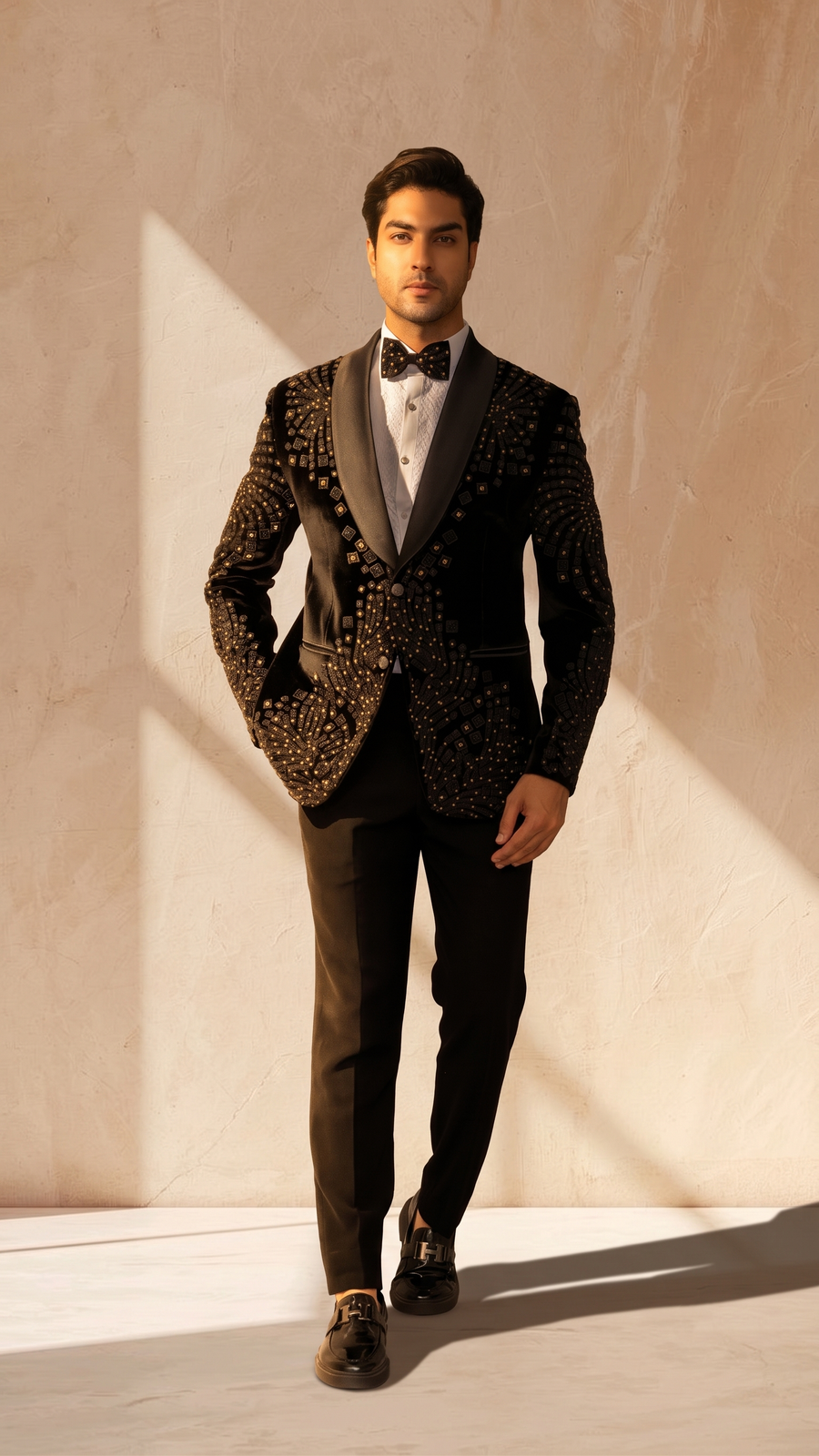 MLS VELVET TUXEDO SUIT 4PCS