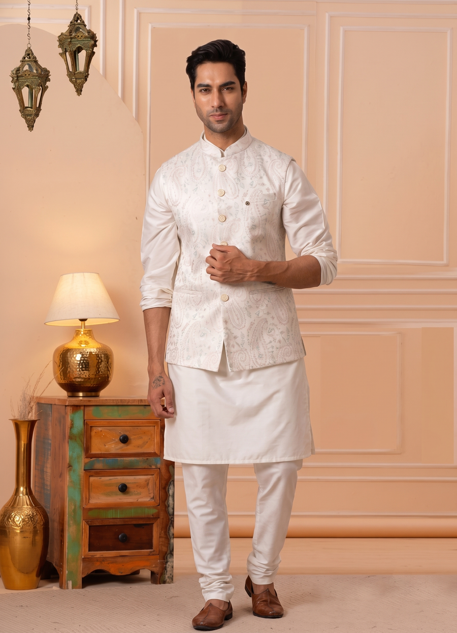 MLS EMBROIDERED JAWAHAR JACKET