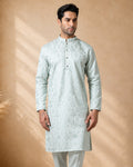 MLS EMBROIDERED KURTA PAJAMA