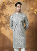 MLS EMBROIDERED KURTA PAJAMA