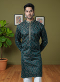 MLS EMBROIDERED KURTA PAJAMA