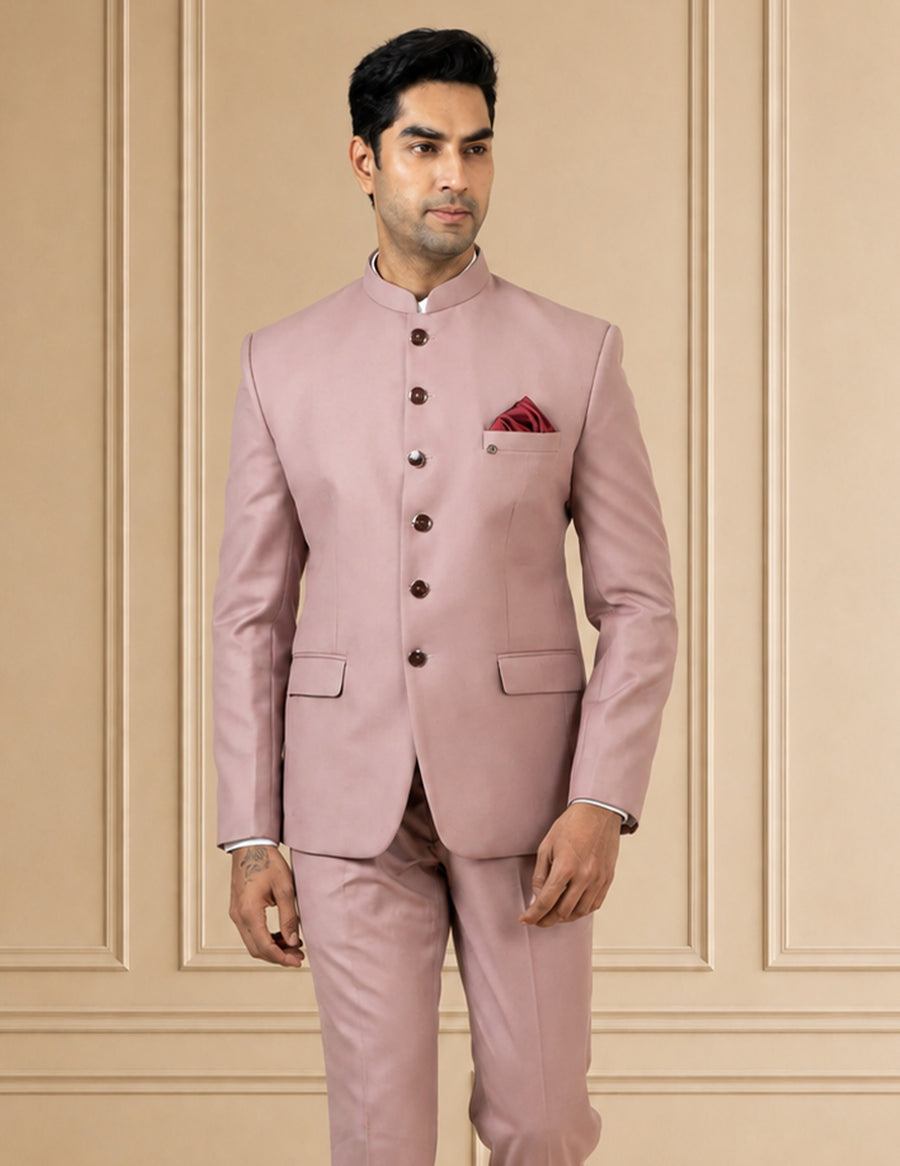 MLS PLAIN JODHPURI SUIT 2PCS
