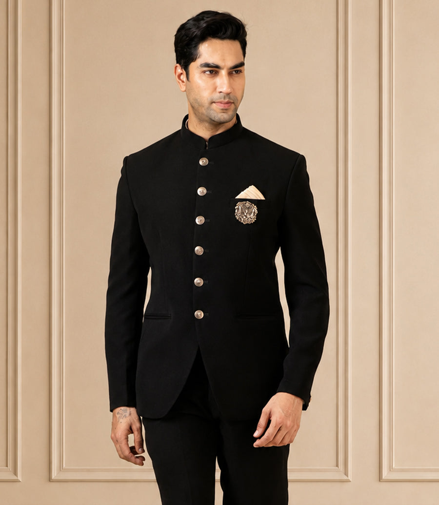 MLS PLAIN JODHPURI SUIT