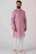 PURPLE KURTA JACKET SET